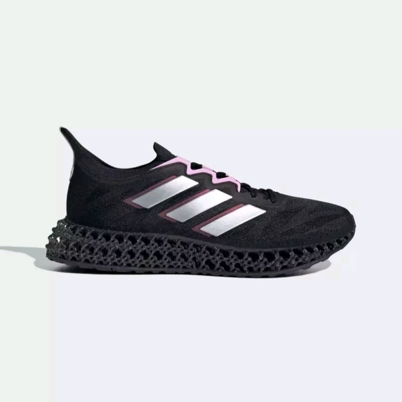 Adidas 4DFWD 3 W Women's Black Sneakers with Pink Highlights - Picture 1 of 7